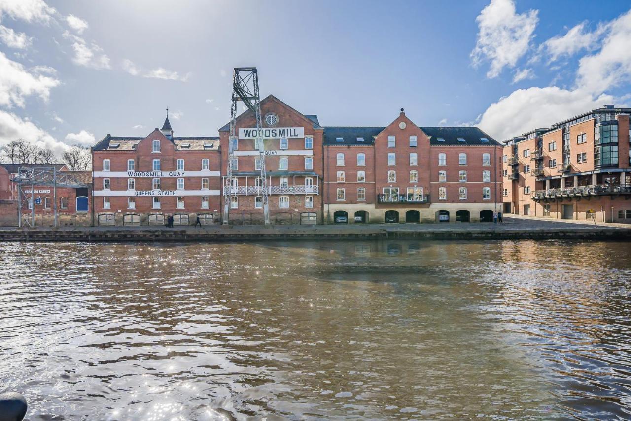 Woodsmill Quay Riverside Apartment - Heart Of York Esterno foto